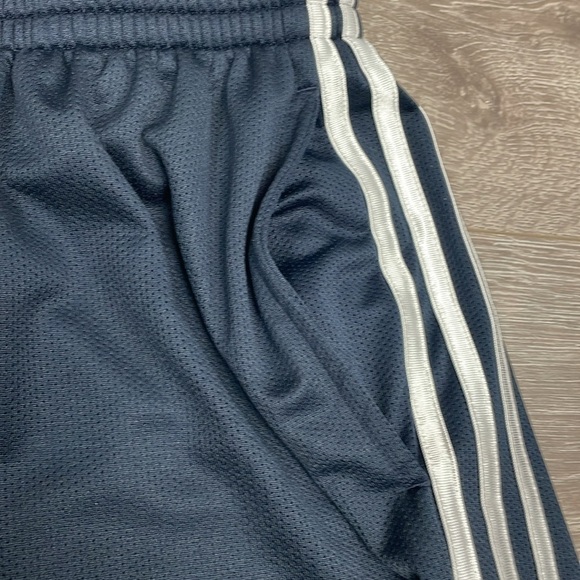 Adidas Essentials Warm-Up Open Hem 3 Stripes Track Pants Regular Fit Navy L - Picture 12 of 16